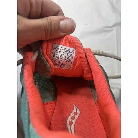 Saucony Kilkenny XC5 SPI Track Cleats Women's Size 9.5 Aqua Coral - Picture 3 of 16